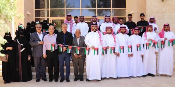  الطلبة السعوديون في جامعة الحسين بن طلال يشاركون في احتفالات 